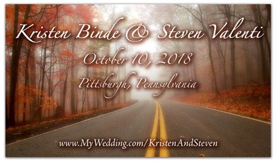 Wedding Magnet | Autumn Trail