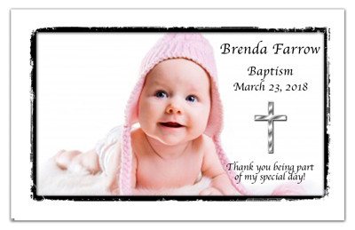 Baptism Announcement Magnets | Classically Framed | MAGNETQUEEN  