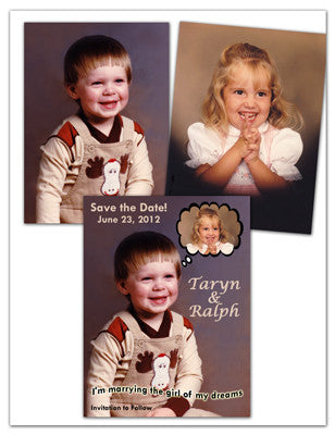 Save The Date Photo Magnet Design Sample