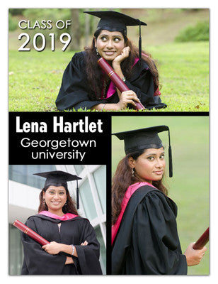 3 Photo Graduation Magnet | Big Day | MAGNETQUEEN