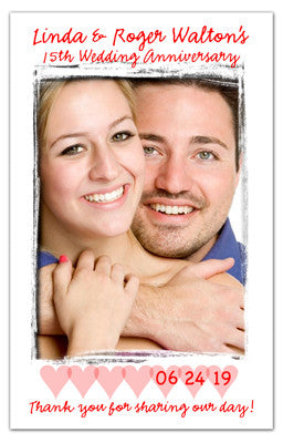 Anniversary Photo Magnets | Hearts of Love | MAGNETQUEEN