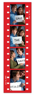 Save the Date Photo Booth Magnets |<br> Fun Frame Red