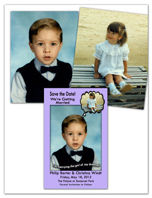 Photo Save The Date Magnet Design Sample