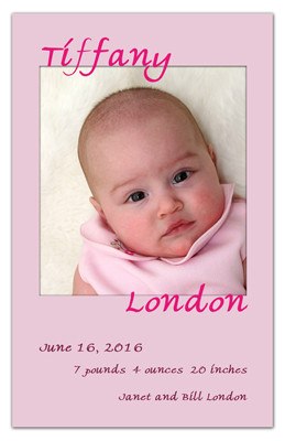 Baby Photo Magnets | Soft Baby Girl | MAGNETQUEEN  