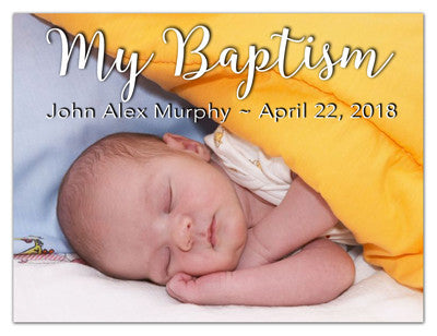 Baptism Photo Magnet | My Baptism | MAGNETQUEEN