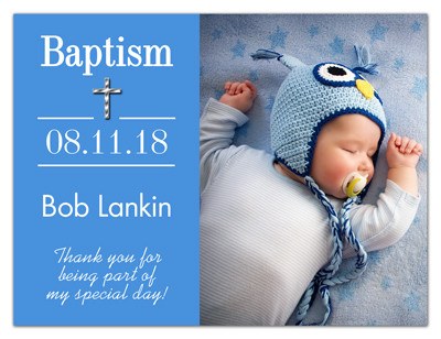 Baptism One Photo Magnet | <br>My Beginning - MAGNETQUEEN  
