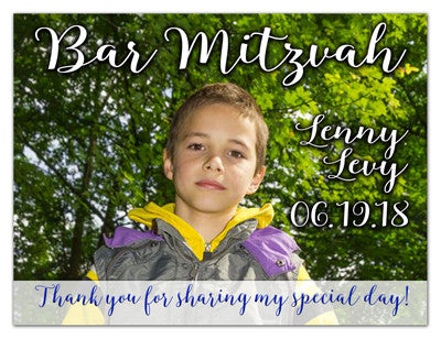 Bar Mitzvah Save The Date Magnets | Simplistic | MAGNETQUEEN