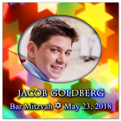Bar Mitzvah Save The Date Magnets | The Star