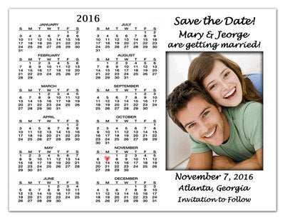 Wedding Save The Date Magnets | Forever In Love