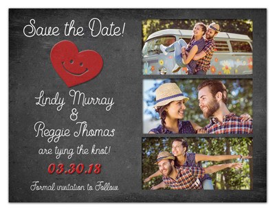 3 Photo Save the Date Magnets | Hipster | MAGNETQUEEN