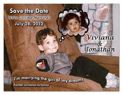 Nostalgic Save the Date Magnets | Childhood Dreams | MAGNETQUEEN