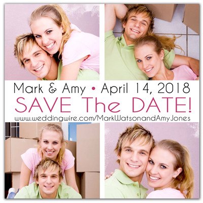 Save the Date Magnets | Four Squared | MAGNETQUEEN