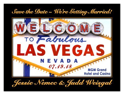 Las Vegas Save the Date | Welcome Sign | MAGNETQUEEN
