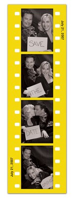 Save the Date Photo Booth Magnets |<br> Fun Frame Yellow