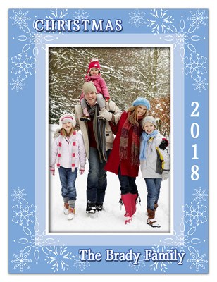 Christmas Photo Greeting Magnets | Festive Joy | MAGNETQUEEN  