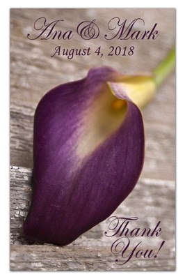 Thank You Magnet | Purple Flower | MAGNETQUEEN