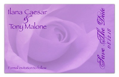 Wedding Save the Date | Purple Passion | MAGNETQUEEN