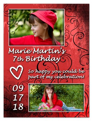 Birthday Invitation Magnets | Sweet Celebration | MAGNETQUEEN