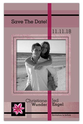 Affordable Save the Date Magnets | Stargazer BW Photo - MAGNETQUEEN  