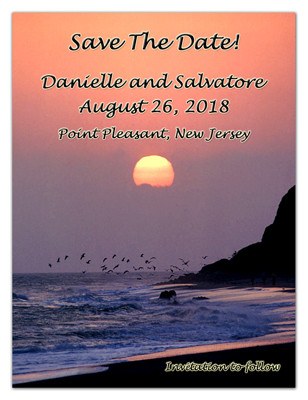 Save the Date Beach Sunset Magnets | Sunset | MAGNETQUEEN