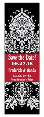 Save the Date Photo Booth Magnets | Damask