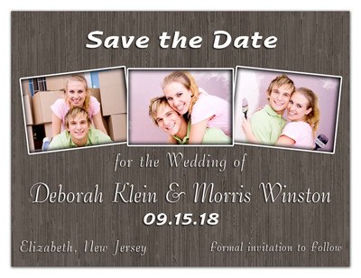 Three Photo Save the Date Magnets | We Do | MAGNETQUEEN