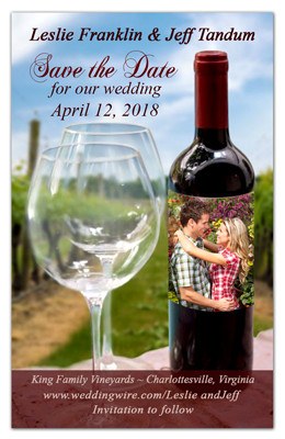 Save the Date Magnets | Vineyard Photo | MAGNETQUEEN