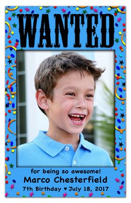 Photo Magnet Invitations | Wanted Boy | MAGNETQUEEN