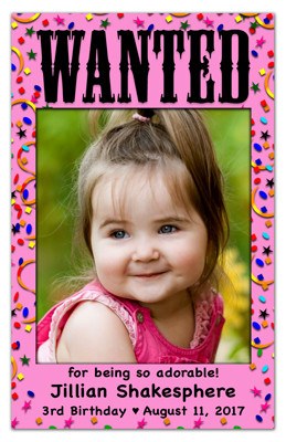 Birthday Photo Magnets | Wanted Girl | MAGNETQUEEN